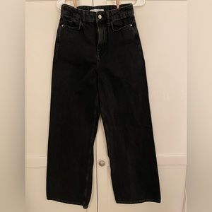 Zara black denim, size 4